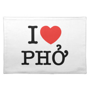 I Heart (Love) Pho Placemat