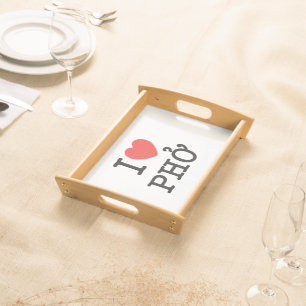 I Heart (Love) Pho Serving Tray