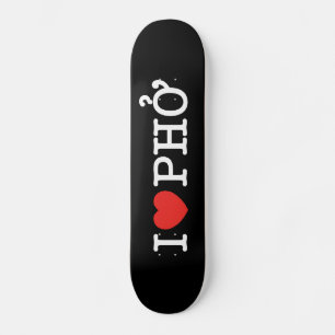 I Heart (Love) Pho Skateboard Deck