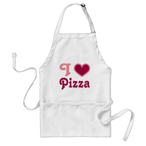 I Heart Love Pizza Gift Apron