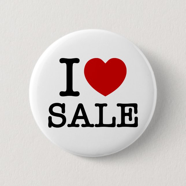 I HEART [LOVE] SALE BUTTON (Front)