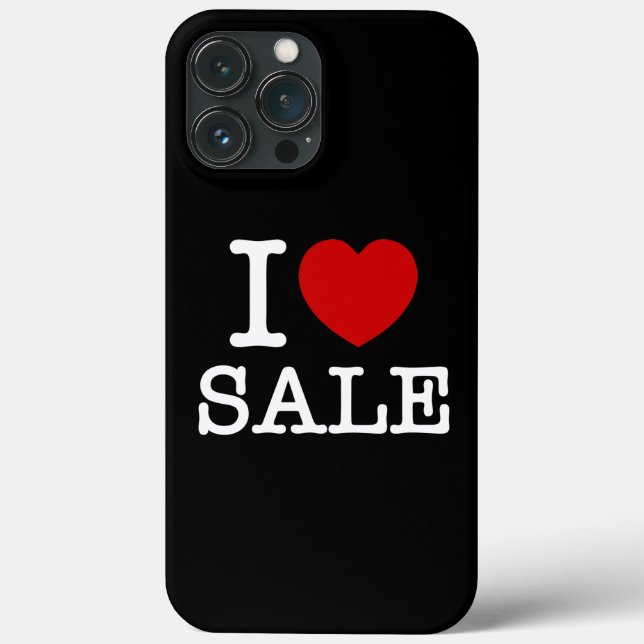 I HEART [LOVE] SALE Case-Mate iPhone CASE (Back)