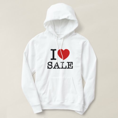 I HEART LOVE SALE HOODIE