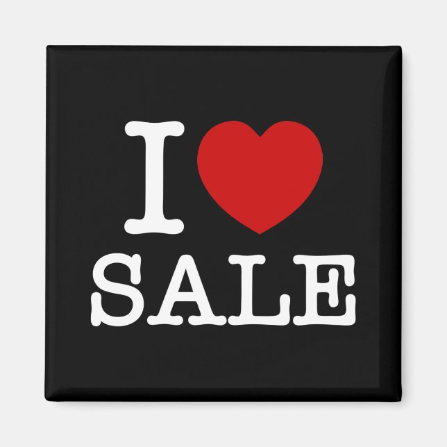 I HEART [LOVE] SALE MAGNET (Front)