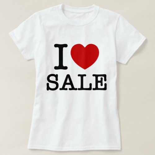 I HEART LOVE SALE T_Shirt
