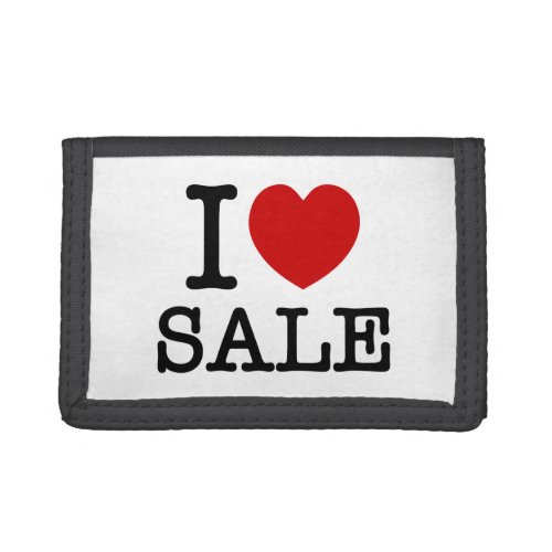 I HEART LOVE SALE TRIFOLD WALLET