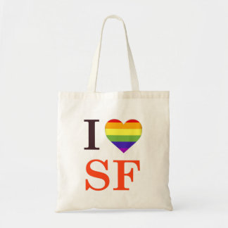 I Heart Love San Francisco Tote Bag