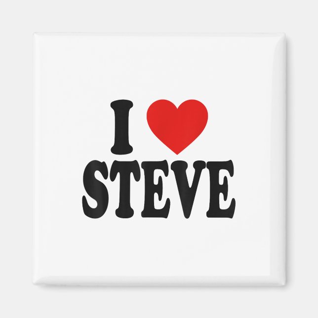 I Heart Love Steve _1  Magnet (Front)
