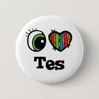 I Heart (Love) Tes Pinback Button