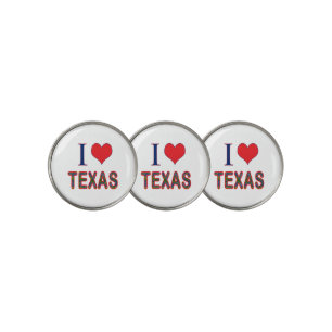 I (Heart) Love Texas Bluebonnet Golf Ball Marker