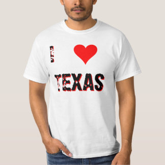 I Heart (Love) Texas T-Shirt
