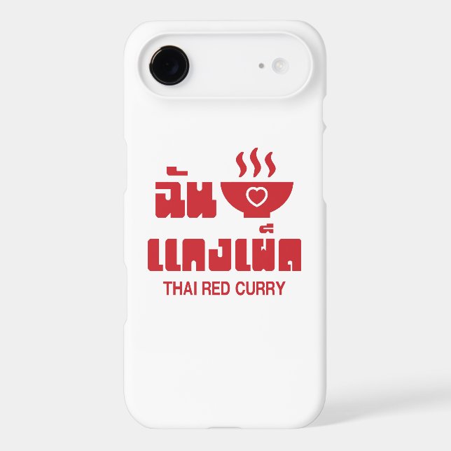 I Heart (Love) Thai Red Curry Case-Mate iPhone Case (Back)