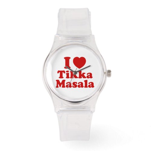 I Heart Love Tikka Masala Watch