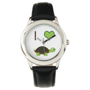 I heart (love) Turtles Watch