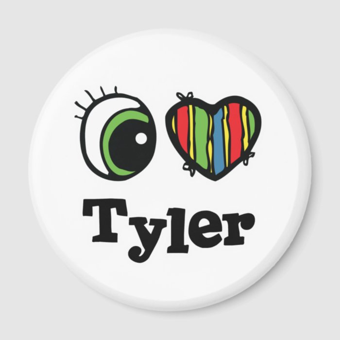 I Heart (Love) Tyler Fridge Magnet