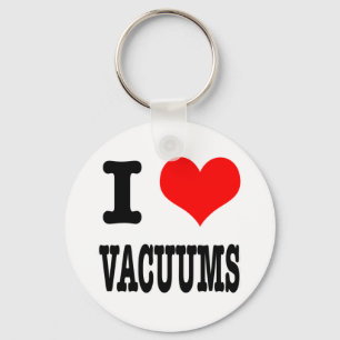 I HEART (LOVE) VACUUMS KEYCHAIN
