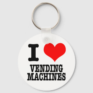 I HEART (LOVE) VENDING MACHINES KEYCHAIN