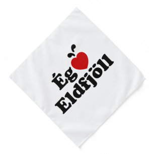 I Heart (Love) Volcanoes [Ég Elska Eldfjöll] Bandana
