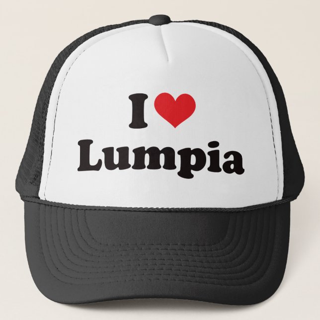 I Heart Lumpia Trucker Hat (Front)