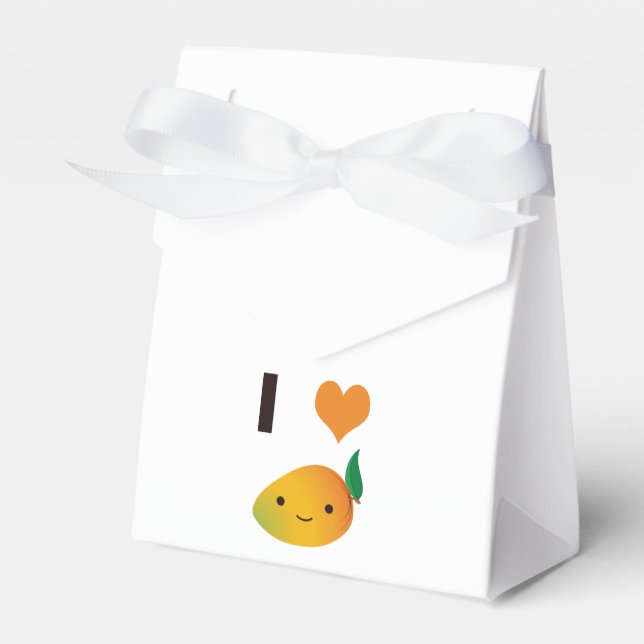 I Heart Mango Favor Boxes (Front Side)