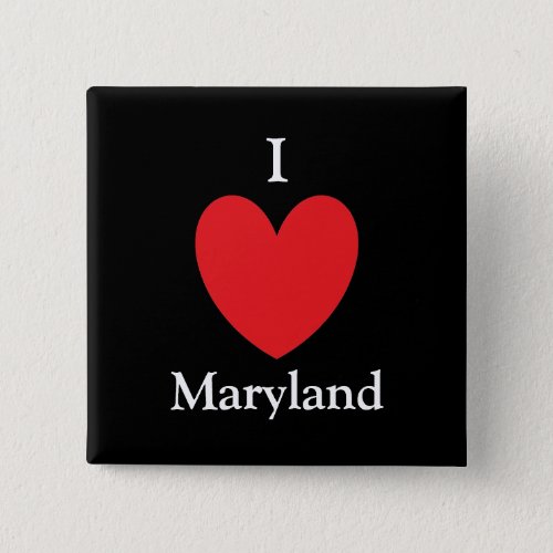 I Heart Maryland Button