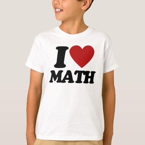 I heart math T_Shirt