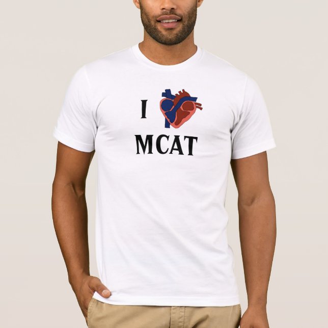 I Heart MCAT T-Shirt (Front)