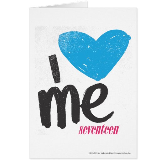 I Heart Me Aqua Cards (Front)