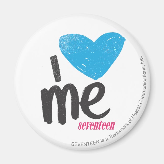 I Heart Me Aqua Magnet (Front)