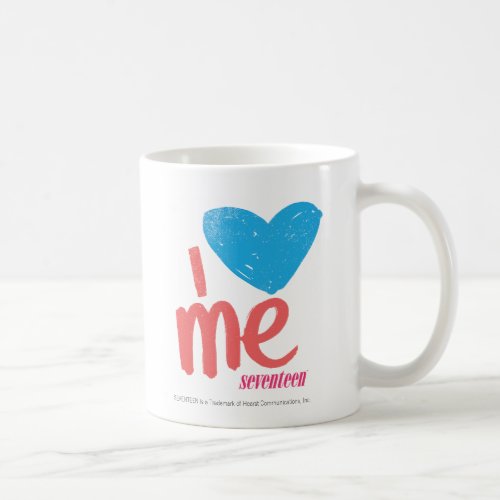 I Heart Me AquaPink Coffee Mug