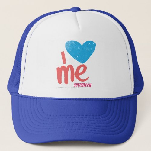 I Heart Me AquaPink Trucker Hat