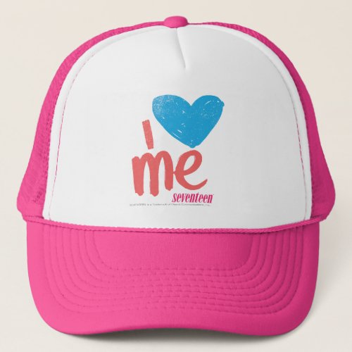I Heart Me AquaPink Trucker Hat