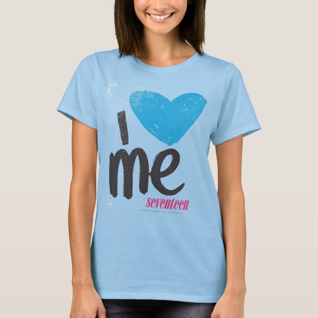 I Heart Me Aqua T-Shirt (Front)