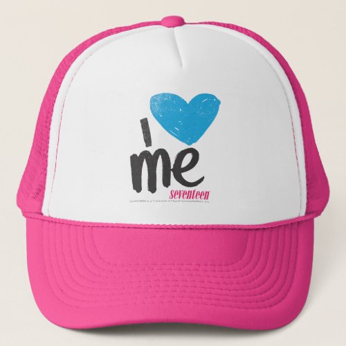 I Heart Me Aqua Trucker Hat