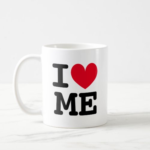 I heart me coffee mug