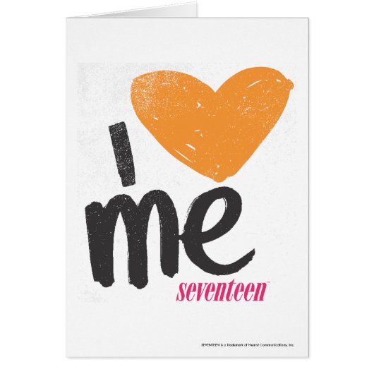 I Heart Me Orange Cards (Front)