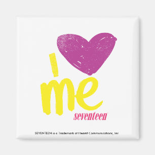 I heart Me Purple/Yellow Magnet