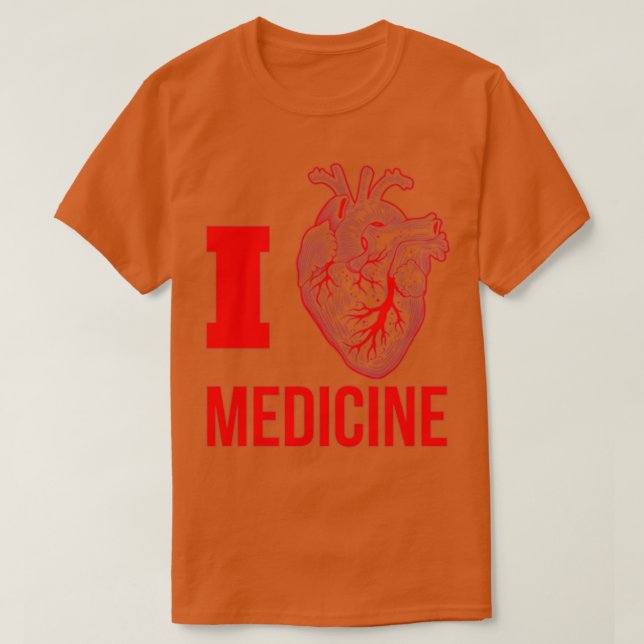 I Heart Medicine 2 T-Shirt (Design Front)