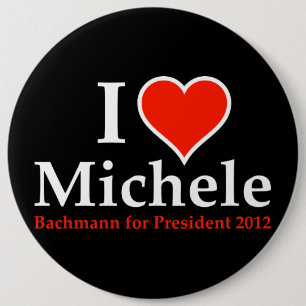 I Heart Michele Bachmann Pinback Button
