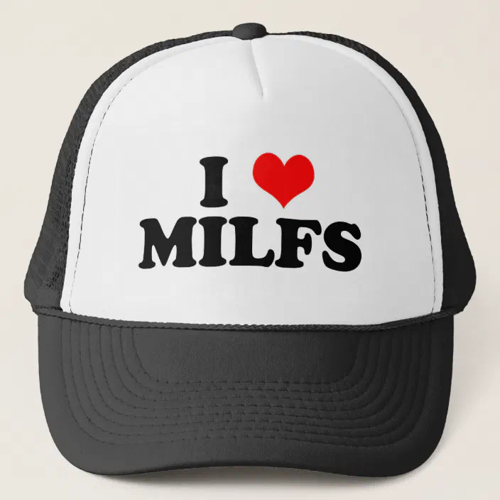 I Heart Milfs Trucker Hat Zazzle Com