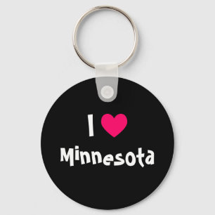 I Heart Minnesota Keychain