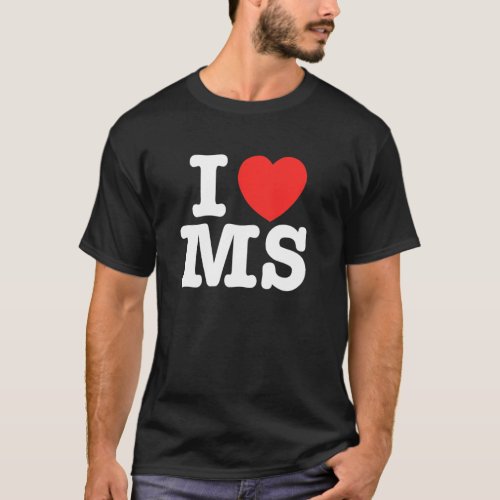 I Heart Mississippi MS Love Pullover Hoodie