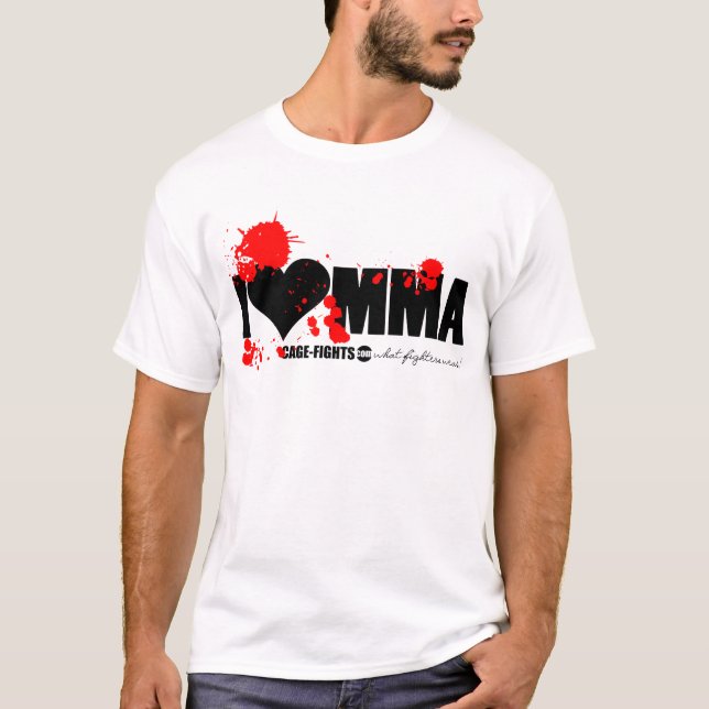 I Heart MMA T-Shirt (Front)