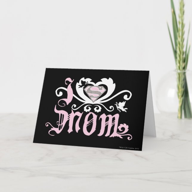 I Heart Mom  Pink Card (Front)