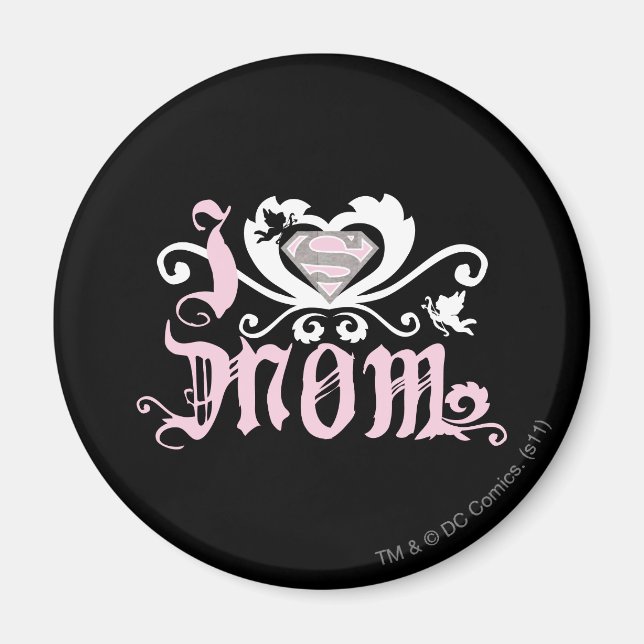 I Heart Mom  Pink Magnet (Front)