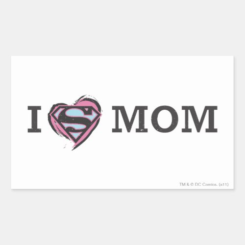 I Heart Mom Rectangular Sticker
