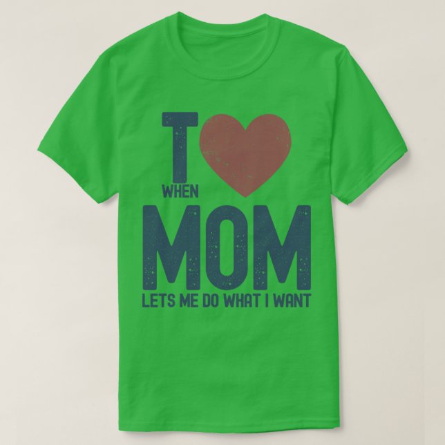 I Heart Mom T-Shirt (Design Front)