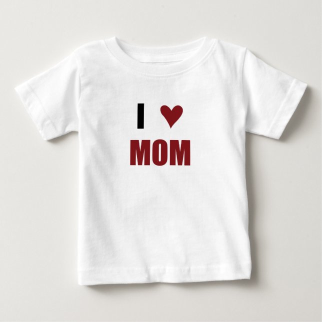 I Heart Mom Toddler Tee (Front)