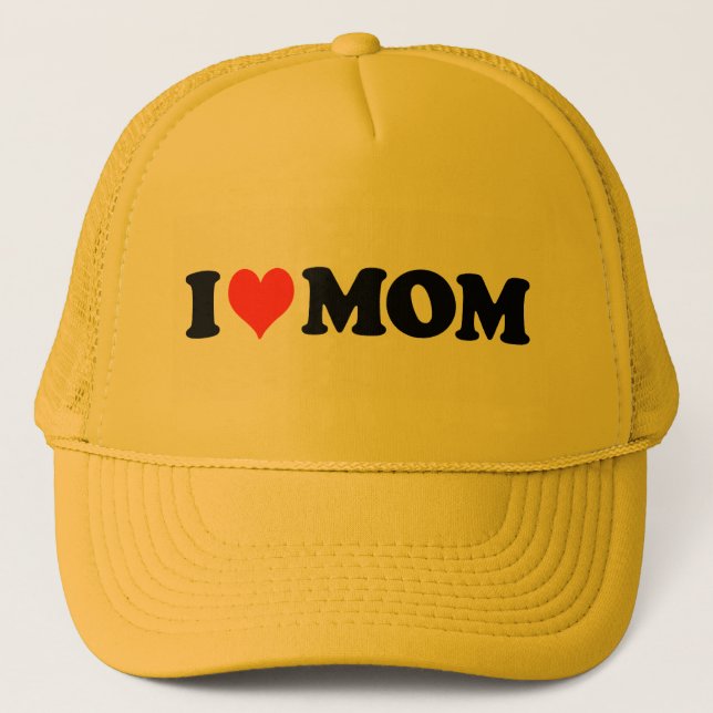 I Heart Mom Trucker Hat (Front)