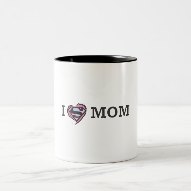 I Heart Mom Two-Tone Coffee Mug (Center)